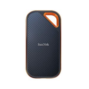 SanDisk 2TB Extreme PRO Portable SSD – Up to 2000MB/s – USB-C, USB 3.2 Gen 2×2, IP65 Water and Dust Resistance, Updated Firmware – External Solid State Drive – SDSSDE81-2T00-G25
