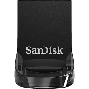 SanDisk 512GB Ultra Fit USB 3.2 Gen 1 Flash Drive – Up to 400MB/s, Plug-and-Stay Design – SDCZ430-512G-GAM46, Black
