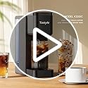Single Serve Hot & Iced Coffee Maker with Strong Brew, 40oz Removable Reservoir, 6 Brew Sizes, Compatible with K Cup and Grounds, Compact for Home, Office, RV and Dorm, Black (2.0 Version) - Image 8