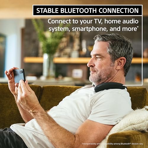 Sony BRAVIA Theater U Wireless Wearable TV Speaker with Bluetooth, Personalized Home Theater Audio, Gaming Compatibility, Built-in mic, 12 Hour Battery Life, IPX4 Splash-Resistant (HT-AN7) - Image 6