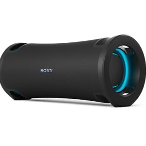 Sony ULT Field 7 Wireless Bluetooth Party Speaker, IP67 Waterproof, Powerful Bass, 30h Battery, Karaoke, Comfortable Handle, and Colorful Lights (SRSULT70), Black