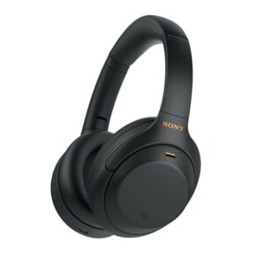 Sony WH-1000XM4 Wireless Premium Noise Canceling Overhead Headphones with Mic for Phone-Call and Alexa Voice Control, Black WH1000XM4