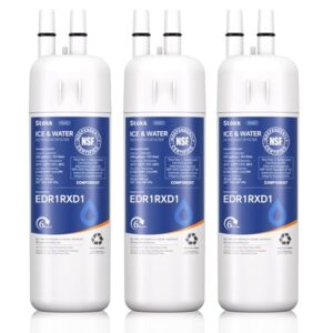 Stokk EDR1RXD1 Replacement Compatible with Everydrop Filter 1, EDR1RXD1B, Whirlpool W10295370A, P8RFWB2L, P4RFWB, P5WB2L, 46-9081, 46-9930, RW001 Refrigerator Water Filter, 3 Pack