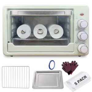 Sublimation Oven Machine, 22L 110V 1500W Convection Oven for Sublimation Blanks Mugs Tumblers Cups Water Bottles Bulk Printing with Heat Resistant Tape, Glove and Shrink Wrap.