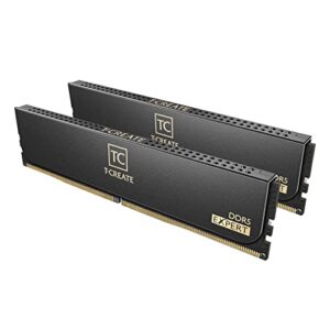 TEAMGROUP T-Create Expert CL30 Overclocking 10L DDR5 32GB Kit (2 x 16GB) 6000MHz (PC5-48000) Intel XMP 3.0 & AMD Expo Compatible Desktop Memory Module Ram Black – CTCED532G6000HC30DC01