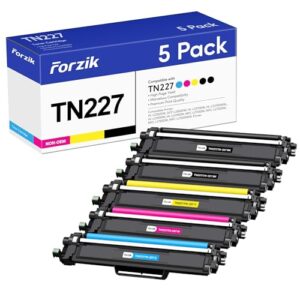 TN 227 Toner Cartridge Replacement for Brother TN227 TN223 Toner Compatible for MFC-L3770CDW MFC-L3750CDW MFC-L3710CW HL-L3210CW Printer (tn-227 2BK/1C/1M/1Y)