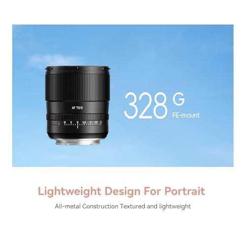 TTArtisan AF 75mm F2 Auto Focus Full Frame Camera Lens Large Aperture Manual Fixed Camera Lens for Nikon Z-Mount Cameras Z5, Z6, Z7, Z6II, Z7II, Z9, Z50, ZFC, Z30 (Black) - Image 5