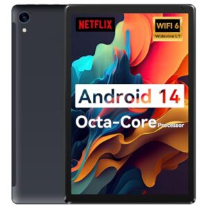 Tablet,10.1″ Android Tablet with Octa-core Processor 10GB RAM 128GB ROM HD IPS Touchscreen 8H Battery, Wi-Fi 6, BT 5.0, Dual Camera, Google Tablets 2025