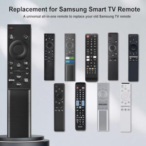 Universal Remote Control for Samsung TV, Plug & Play Replacement for All Samsung Frame, Curved, CU7000/DU7200, Crystal UHD, Neo QLED, OLED, HDR, HDTV, LED & LCD, 4K/8K Smart TVs