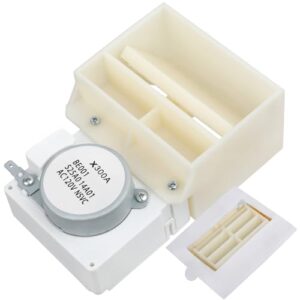 Upgrade 242303001 Refrigerator Damper Assembly AP5788340 Air Damper Control Assembly Compatible with Frigidaire & Crosley White replace 3016452 PS8746718 EAP8746718 Fits DFH, FFE，FFH, FFS