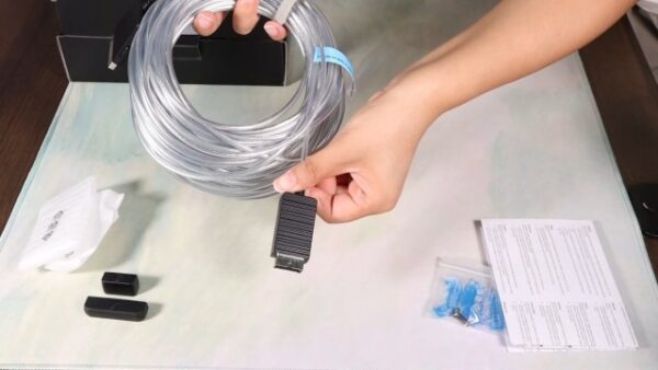 VG-SOCR15/ZA one Connect Cable Compatible with Samsung QLED 4K The Frame TV 15m/49ft Fiber Optics for QN43/50/55/65/75/85LS03RAF/LS03BAF/LS03TAF/LS03DAF - Image 8