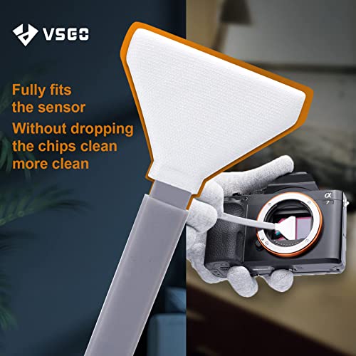 VSGO VS-S03E New Full Frame Camera Cleaning Kit 12pcs Sensor Cleaning Swab and 10ml Cleaner Compatible for Sony Nikon Canon FF CCD CMOS Clean - Image 4