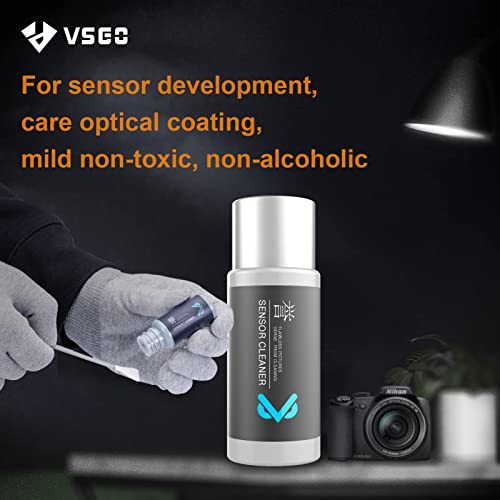 VSGO VS-S03E New Full Frame Camera Cleaning Kit 12pcs Sensor Cleaning Swab and 10ml Cleaner Compatible for Sony Nikon Canon FF CCD CMOS Clean - Image 6
