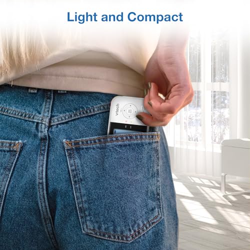 VTech VM819 Baby Monitor with Camera and Audio, 2.8” Screen Portable Baby Camera, Night Vision, 2-Way Audio, Temperature Sensor and Lullabies, Secure Transmission No WiFi, Ideal for Baby/Elderly/Pet - Image 6