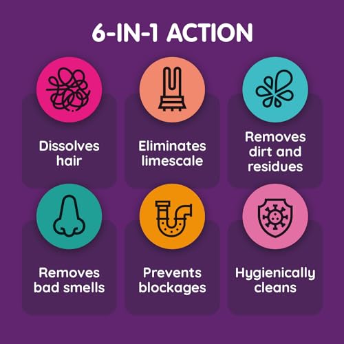 Vamoosh 6-in-1 Washing Machine Cleaner, Dissolves Hair, Removes Limescale, Deep Clean, Leaves Smelling Fresh, Descales. 2 Sachets, 2 Washes (Pink Grapefruit) - Image 5