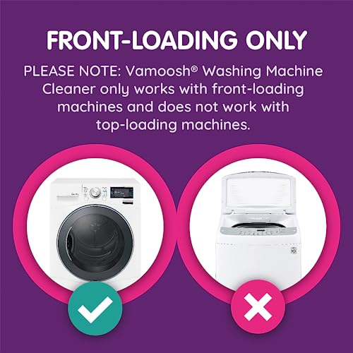Vamoosh 6-in-1 Washing Machine Cleaner, Dissolves Hair, Removes Limescale, Deep Clean, Leaves Smelling Fresh, Descales. 2 Sachets, 2 Washes (Pink Grapefruit) - Image 8