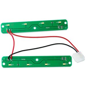 W11043011 Refrigerator LED Light Board Module Replacement for Whirlpool Kenmore Maytag Fridge Light Parts W10866538 (PCB Only)