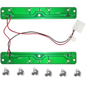 W11527432 W11042554 Refrigerators LED Light Module Assembly Board Compatible with Maytag Kenmore Amana IKEA Whirlpool Refrigerator LED Light Replace W11043011 W11387579 W10866538 W11101384