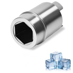 WP2220458 2220458 Refrigerator Ice Makers Coupling Compatible with Whirlpool Kenmore KitchenAid 7GS2SHAXMS00 ED2LHAXMB10, Coupler Replace 920920 8206688 2198627 AP6006687 PS11739763