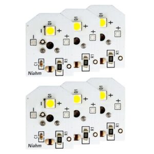 WR55X11132 LED Refrigerator Light for GE Refrigerator (Only LED Light), Compatible WR55X25754 WR55X30602 WR55X26486 EAP12172918 4590213 PS12172918 AP6261806, Waterproof and Bright – 6 PCS