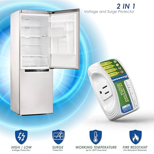 WS-36300 Electronic Voltage & Surge Protector for Refrigerators Up to 27 cu. ft. Protect Your Refrigerator Against High and Low Voltage, Brownouts and Spikes, (2 Pack) - Image 6