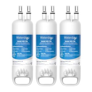 Waterdrop EDR1RXD1 Replacement for Everydrop® Filter 1, W10295370A, EDR1RXD1B, P8RFWB2L, P4RFWB, Kenmore® 46-9081, 46-9930, WD-F38 Refrigerator Water Filter, 3 Pack