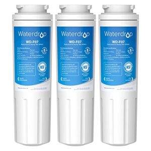 Waterdrop UKF8001 Refrigerator Water Filter 4, Replacement for Whirlpool® EDR4RXD1, EveryDrop® Filter 4, Maytag® UKF8001AXX-750, UKF8001AXX-200, 46-9006, Puriclean II, WD-F07, 3 Filters
