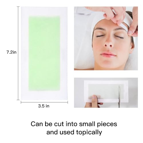Wax Strips - 60 Strips Removal Waxing Strips patch/Patches Hair Body Wax Strips for Hair Removal at Home for Men and Women Contains Depilatory patch 60 wax strips + 12 calming oil wipes - Image 4