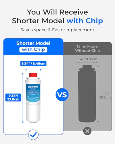 [With Chip] Waterdrop W283 Replacement Water Filter for Elkay® 51300C, Compatible with Elkay® ezH20® and Halsey Taylor® Bottle Filling Stations, NSF/ANSI 42, Reduces Chlorine, Bad Taste & Odor - Image 3