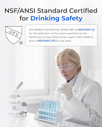 [With Chip] Waterdrop W283 Replacement Water Filter for Elkay® 51300C, Compatible with Elkay® ezH20® and Halsey Taylor® Bottle Filling Stations, NSF/ANSI 42, Reduces Chlorine, Bad Taste & Odor - Image 7