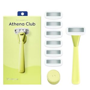 Women’s Razor Shave Kit, 1 Matchpoint Razor Handle + 6 Blade Refills