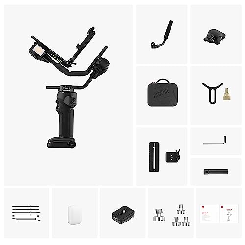 ZHIYUN Crane 4 Combo, 3-Axis Gimbal Stabilizer for DSLR and Mirrorless Camera, Nikon Sony Panasonic Canon Fujifilm BMPCC 6K, Fill Light, PD Fast Charge - Image 4