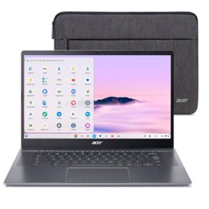 acer Chromebook Plus 515 Laptop with Google AI – 15.6″ Full HD 1920 x 1080 IPS Touch Display | Intel Core i3-1305U | 8GB LPDDR5X | 256GB SSD | Wi-Fi 6E | FHD Camera | Chrome OS | CB515-2HT-33M4