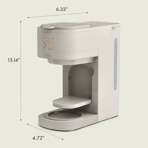 bella VersaBrew 2-in1 Coffee Maker, Fits-anywhere Kitchenware, Brew 3 Sizes Carafes & Single Serve Cups, Dishwasher Safe Reusable Filter & Filter Holder, Iced Coffee Function, 60oz Tank, Oatmilk - Image 3