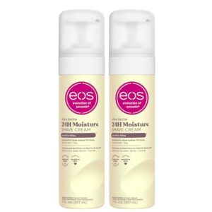 eos Shea Better Women’s Shave Cream- Vanilla Bliss, Shea Butter Skin Care, Shaving Cream for Women, 14 fl oz, 2-Pack