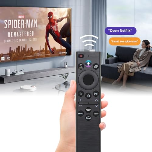 for Samsung Remote Control for Smart Tv with Voice Control, for Samsung TV Remote Control Replacement, for Frame Tv Remote Smasung Crystal Neo LED 4K Ultra HD TVs(No Solar) 1-Year Warranty. - Image 7