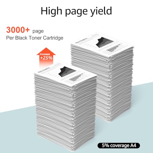 greencycle TN760 High Yield Toner Cartridge Compatible for Brother TN-760 TN730 TN-730 Use with DCP-L2550DW HL-L2350DW HL-L2370DW HL-L2395DW HL-L2390DW MFC-L2750DW L2710DW Printer (Black, 4 Pack) - Image 4