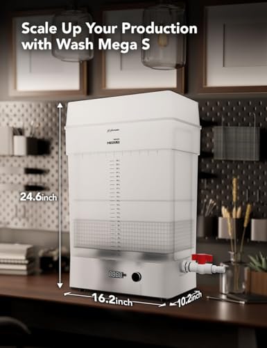 phrozen Wash Mega S 3D Printer Resin Washing Station, Dual Speed 25L Capacity, Large Washing Container, Washing Size L12.99xW7.48xH11.81 inch - Image 3