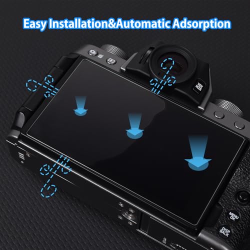 with 1Pcs Lens Cap Keeper 3 Packs Screen Protector Compatible with Panasonic Lumix DC-FZ80,FZ80D FZ82 FZ82D FZ85 FZ85D TZ85 ZS70 TZ90 TZ95 Tempered Glass Film 0.25mm 9H Hardness Ultra-Clear - Image 6