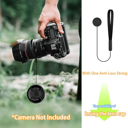 with 1Pcs Lens Cap Keeper 3 Packs Screen Protector Compatible with Panasonic Lumix DC-FZ80,FZ80D FZ82 FZ82D FZ85 FZ85D TZ85 ZS70 TZ90 TZ95 Tempered Glass Film 0.25mm 9H Hardness Ultra-Clear - Image 7