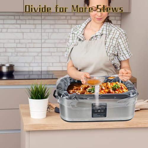 Electric Roaster Liners 34 x 18 Inch, 10 Count Disposable Roasting Oven Liners for 16, 18, 22 Quart Roasters, Plastic Cooking Bags for Immediate Cleanup - Image 3