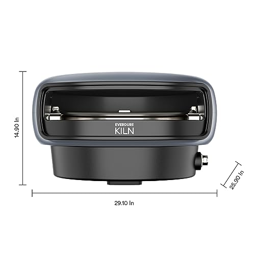 Everdure KILN S Series 1-Burner Gas Pizza Oven - 16” Restaurant Quality Pizza In Under 2 Minutes - Backyard, Portable Pizza Oven for Families, Entertainers & Pizza Enthusiasts, Cooks More Than Pizza - Image 4