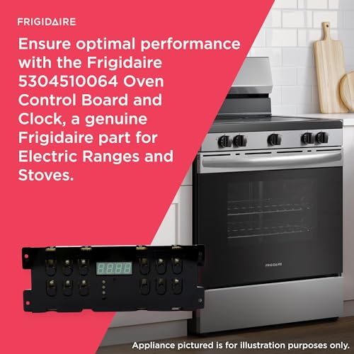 Frigidaire 5304510064 Oven Control Board and Clock for Electric Ranges and Stoves, Black - Image 5