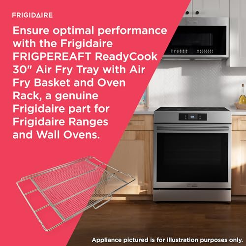 Frigidaire FRIGPEREAFT ReadyCook 30" Air Fry Tray with Air Fry Basket and Oven Rack for Frigidaire Ranges and Wall Ovens - Image 6