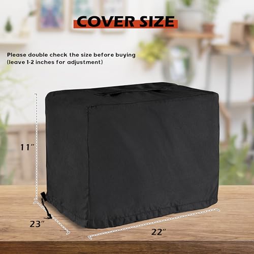 Pizza Oven Cover for Blackstone 2238 Outdoor Pizza Oven, Heavy-Duty 600D Protective Cover for Blackstone 13" Tabletop Rotating Pizza Oven - Image 3