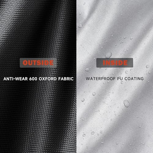 Pizza Oven Cover for Blackstone 2238 Outdoor Pizza Oven, Heavy-Duty 600D Protective Cover for Blackstone 13" Tabletop Rotating Pizza Oven - Image 6